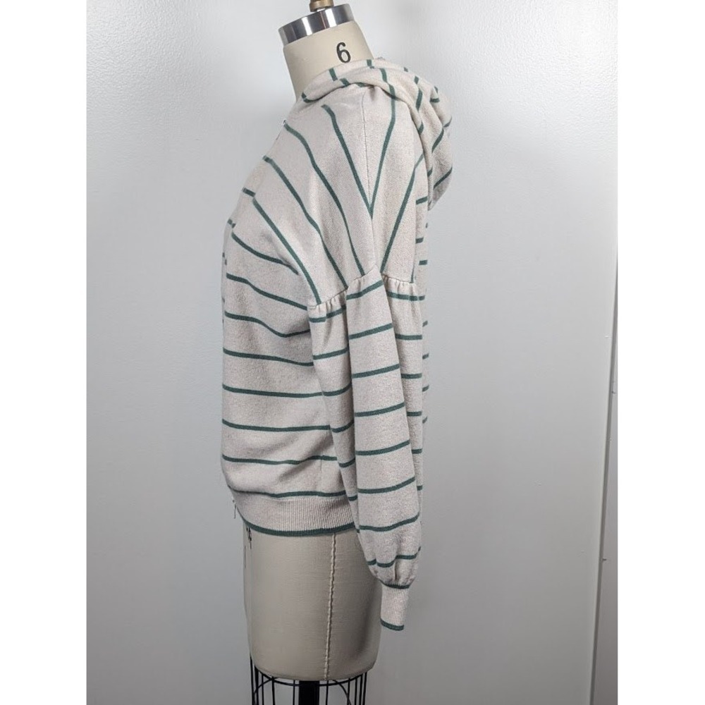 Brunello Cucinelli Zip Up Hoodie Sweater Womens Medium Cashmere Silk Wool Luxury - Picture 4 of 14